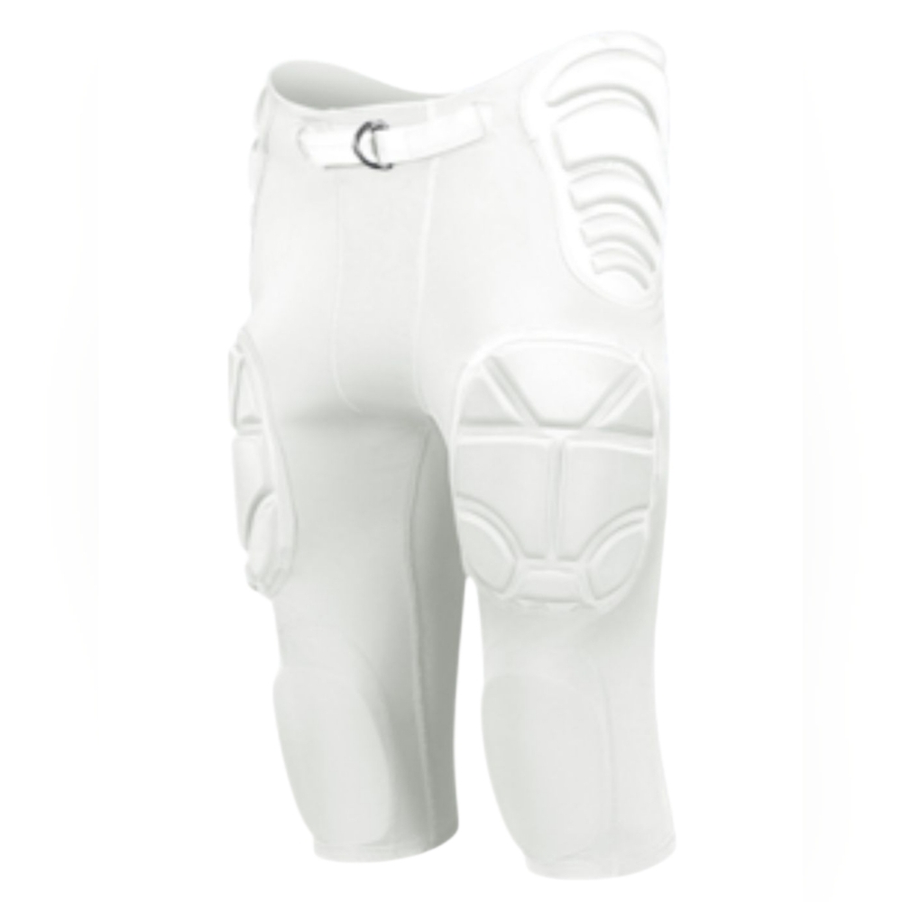 Alleson Youth Integrated 7 Pad White Football Pants XS